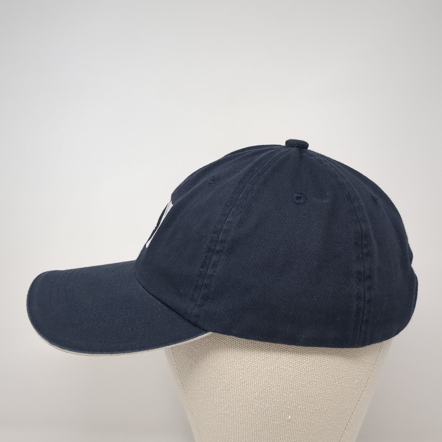 The YMCA Strapback Baseball Cap Blue OS Adjustable Embroidered Port Authority