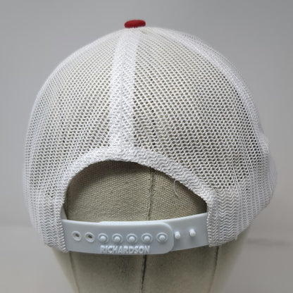 Richardson Trucker Hat Blue Red White One Size Mesh Back Snapback Outlaw Country