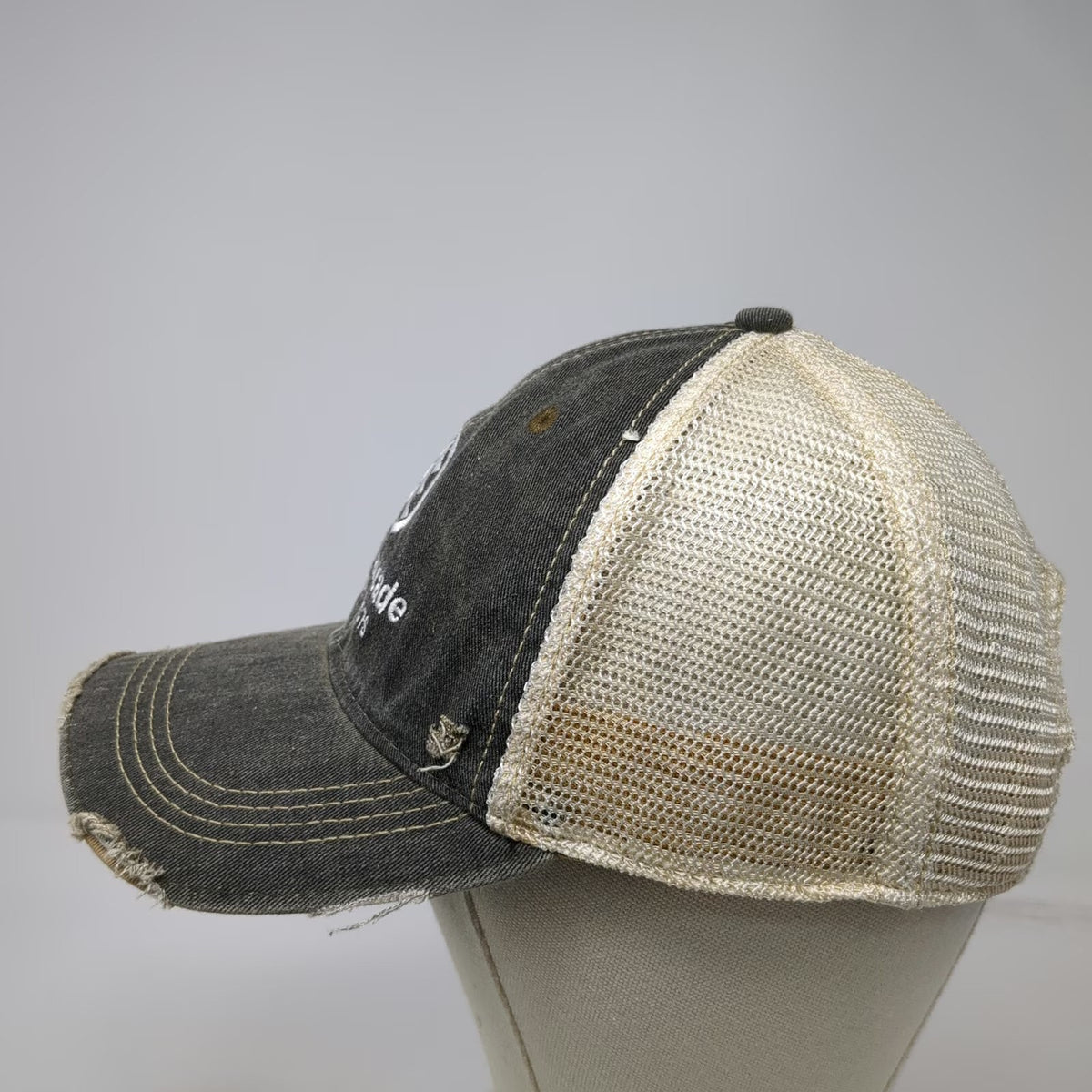 Headmost Boise Cascade Wood Products Trucker Hat Gray OSFM Snapback Mesh Back