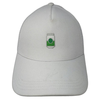 Atlantis Trucker Hat White One Size Spindrift Soda Can Recycled Mesh Snapback