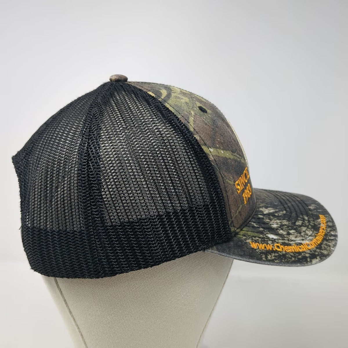 Hammette Trucker Hat Green Black Camo One Size Snapback Chemical Containers