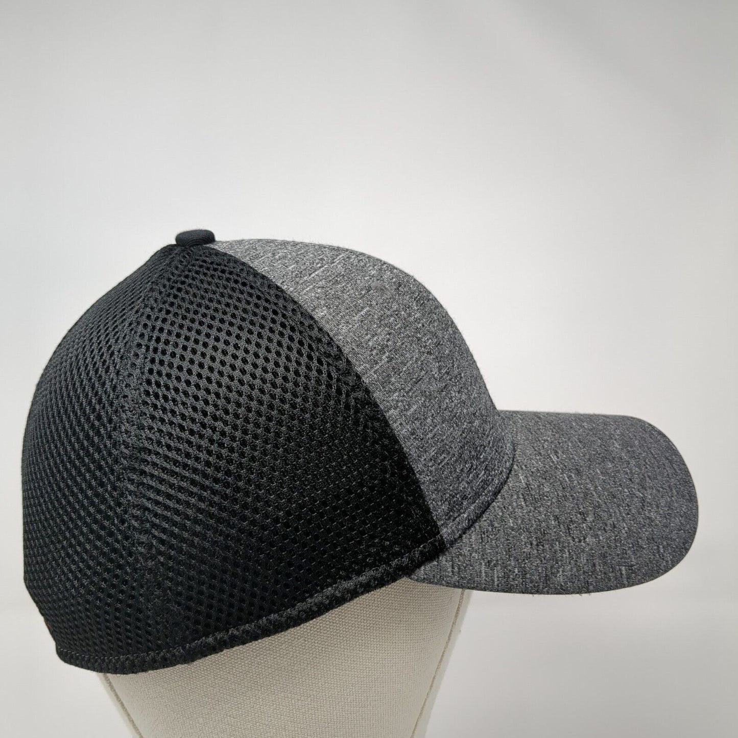 Requa Bros. Fitted Mesh Back Hat Gray M-L Colorblock New Era 39Thirty