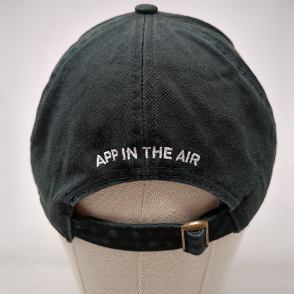App In The Air Slideback Hat Black OSFA Adjustable Embroidered Style 1350