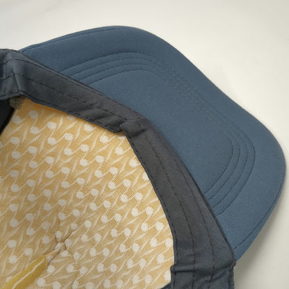 Trucker Hat Blue White One Size Blank Foam Front Mesh Back Snapback Adjustable