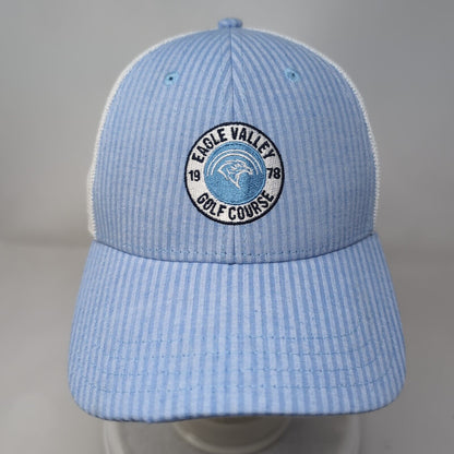 Eagle Valley Golf Course 1978 Snapback Trucker Hat Blue OS Adjustable Pukka