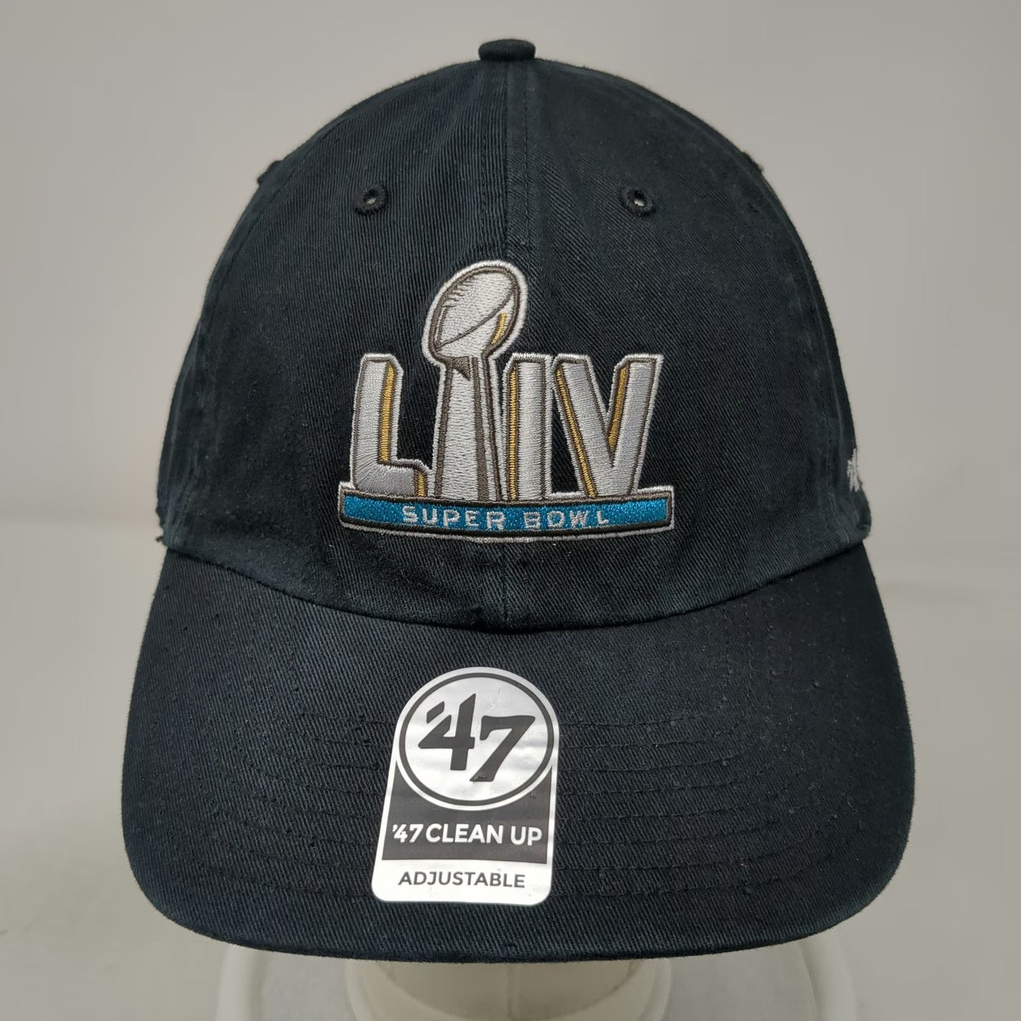 47 Baseball Cap Super Bowl LIV Black One Size Cotton Slideback NFL Football Hat