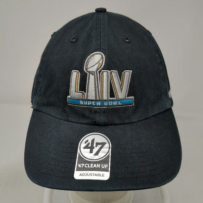 47 Baseball Cap Super Bowl LIV Black One Size Cotton Slideback NFL Football Hat