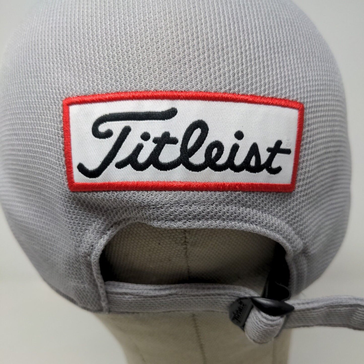 Titleist Men's Slideback Hat Gray Embroidered Pro V1 Logo Polyester