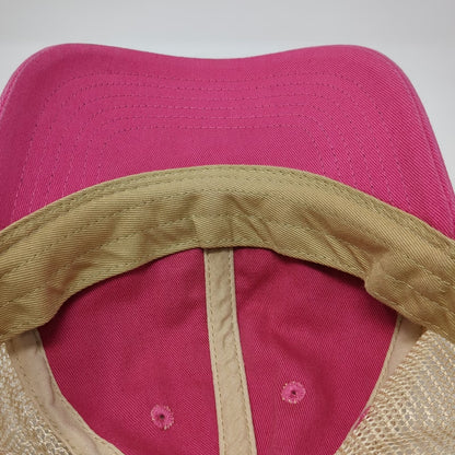 Legacy Trucker Hat Pink One Size Jackson Hole Bucking Horse Snapback Mesh Cap