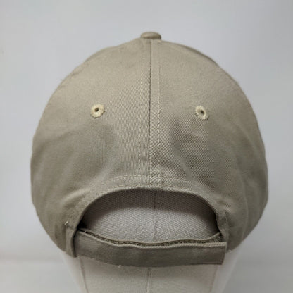 Florida Bank Strapback Hat Tan OSFA Adjustable Embroidered 6 Panel KC