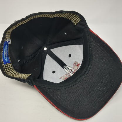 Surfware Hawaiian Classics Fitted Hat Black One Size Embroidered 6 Panel