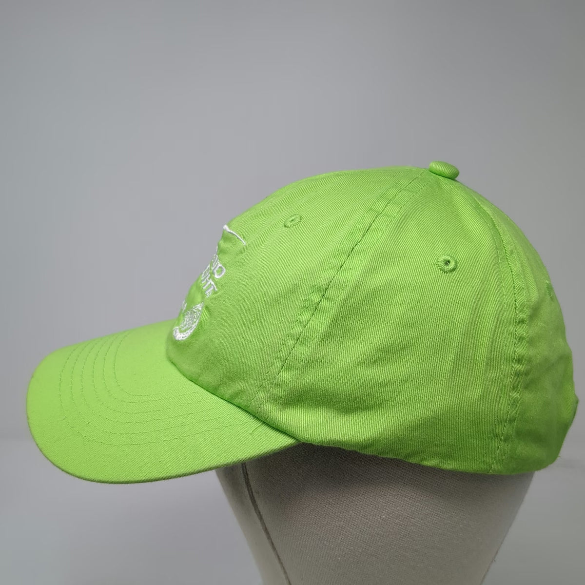 Bud Light Lime Green One Size Baseball Cap Hat Embroidered Cotton Strapback