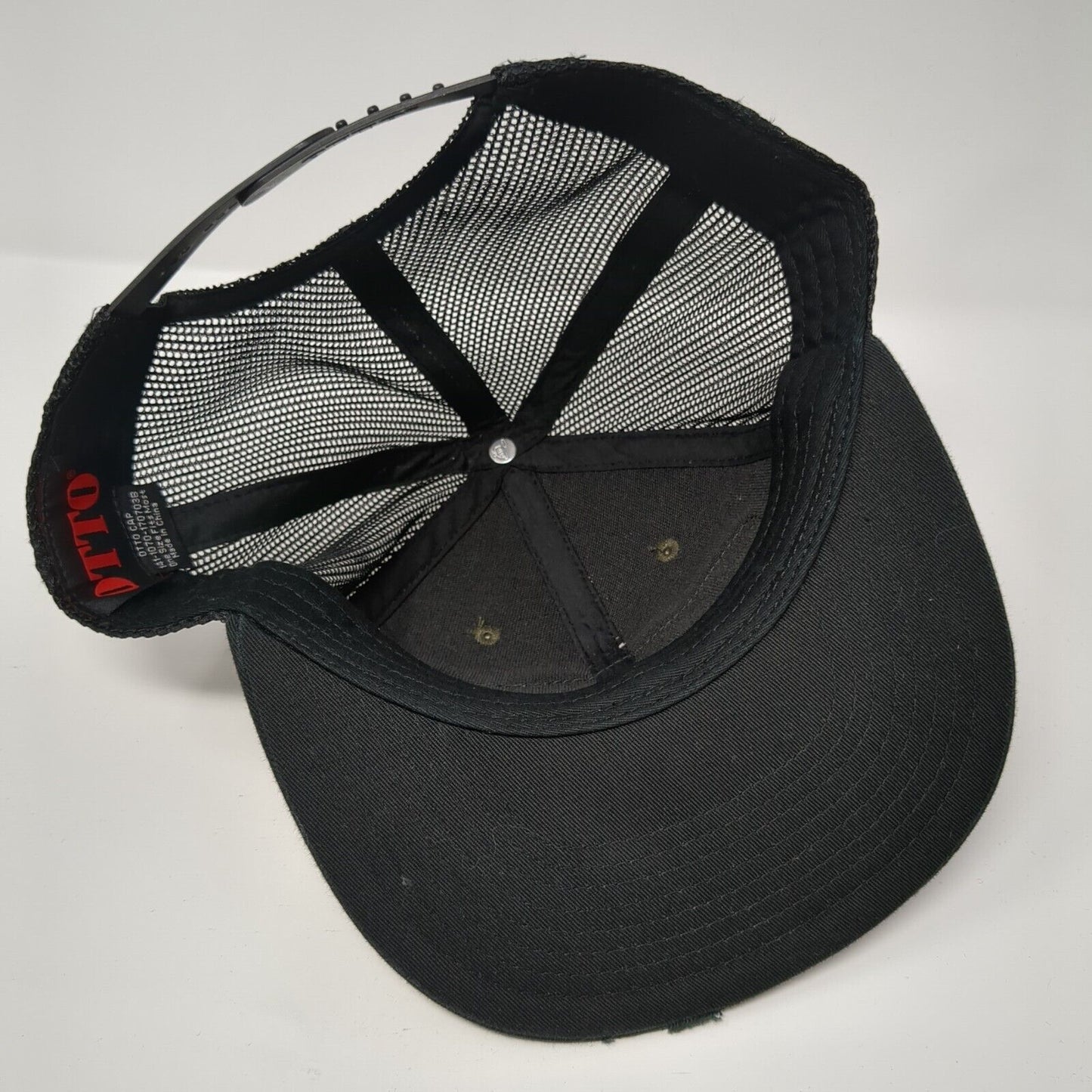 Advanced Heating & Cooling Trucker Hat Camo One Size Mesh Back Otto