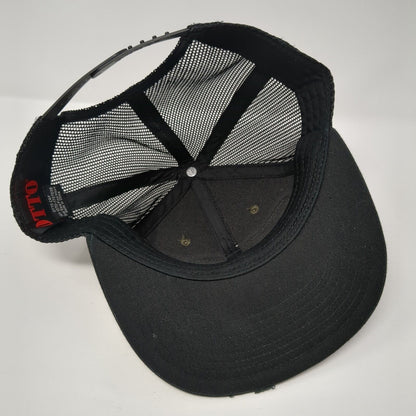 Advanced Heating & Cooling Trucker Hat Camo One Size Mesh Back Otto