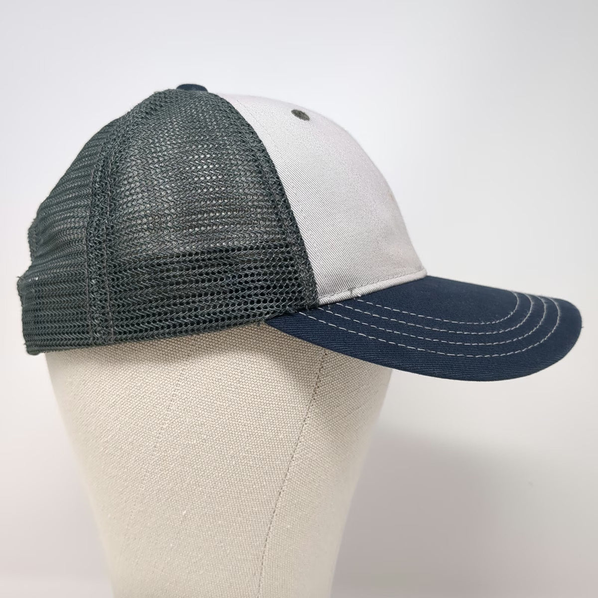 District Trucker Hat Gray Blue Green One Size Farmore Idaho Reinke Mesh Snapback