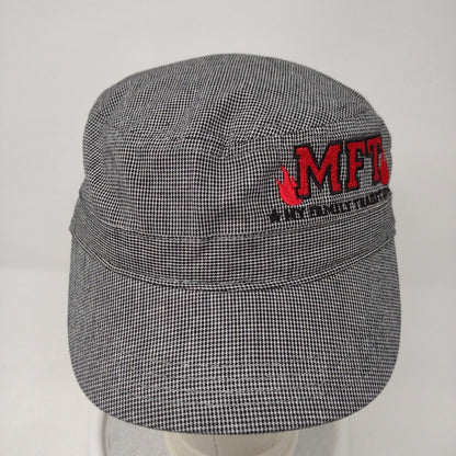 MFT My Family Tradition Cadet Army Cap Multicolor OSFA Adjustable Houndstooth