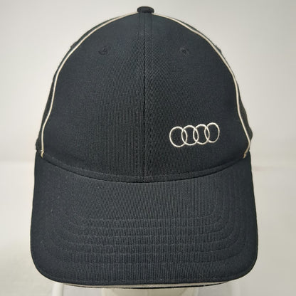 Audi Baseball Cap Black One Size Mesh Back Slideback Automotive Racing Hat