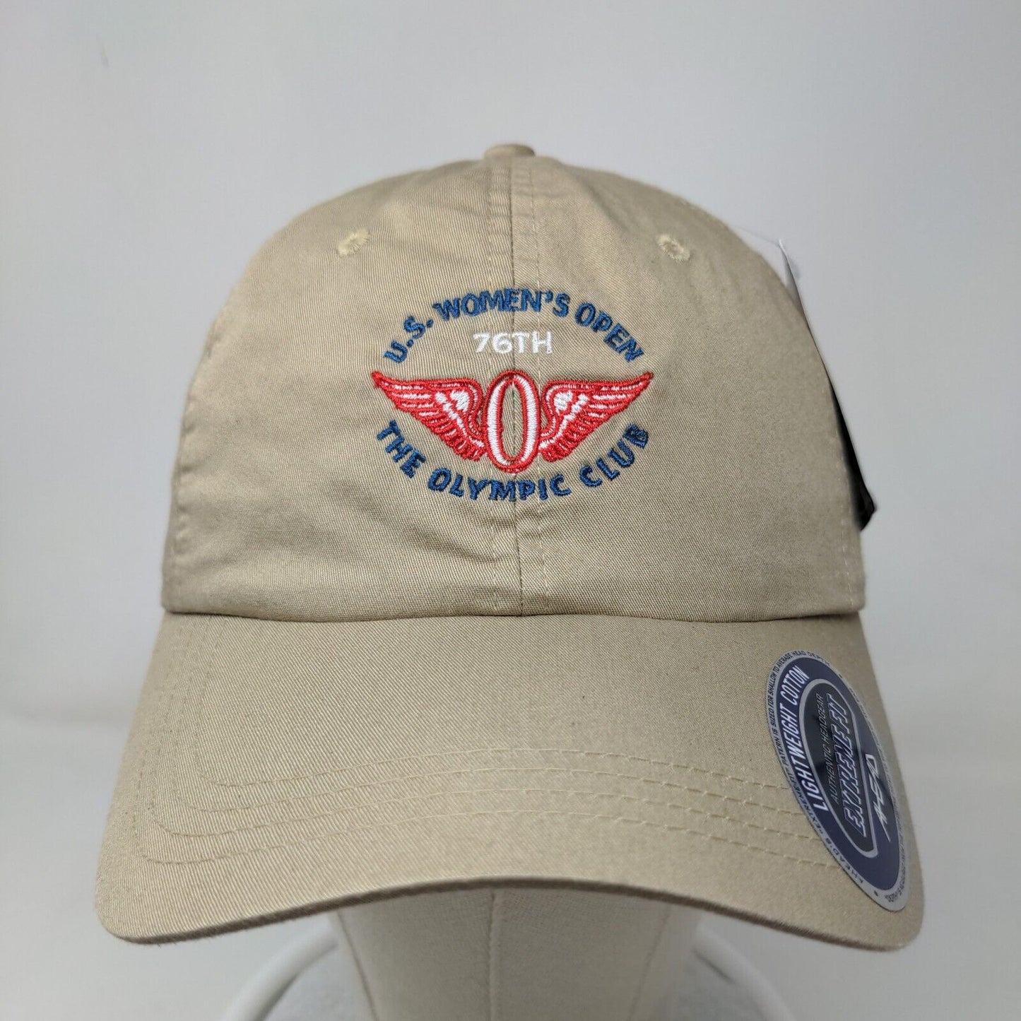 Ahead Extreme Women's Strapback Hat Tan Embroidered US Open Olympic Club Logo