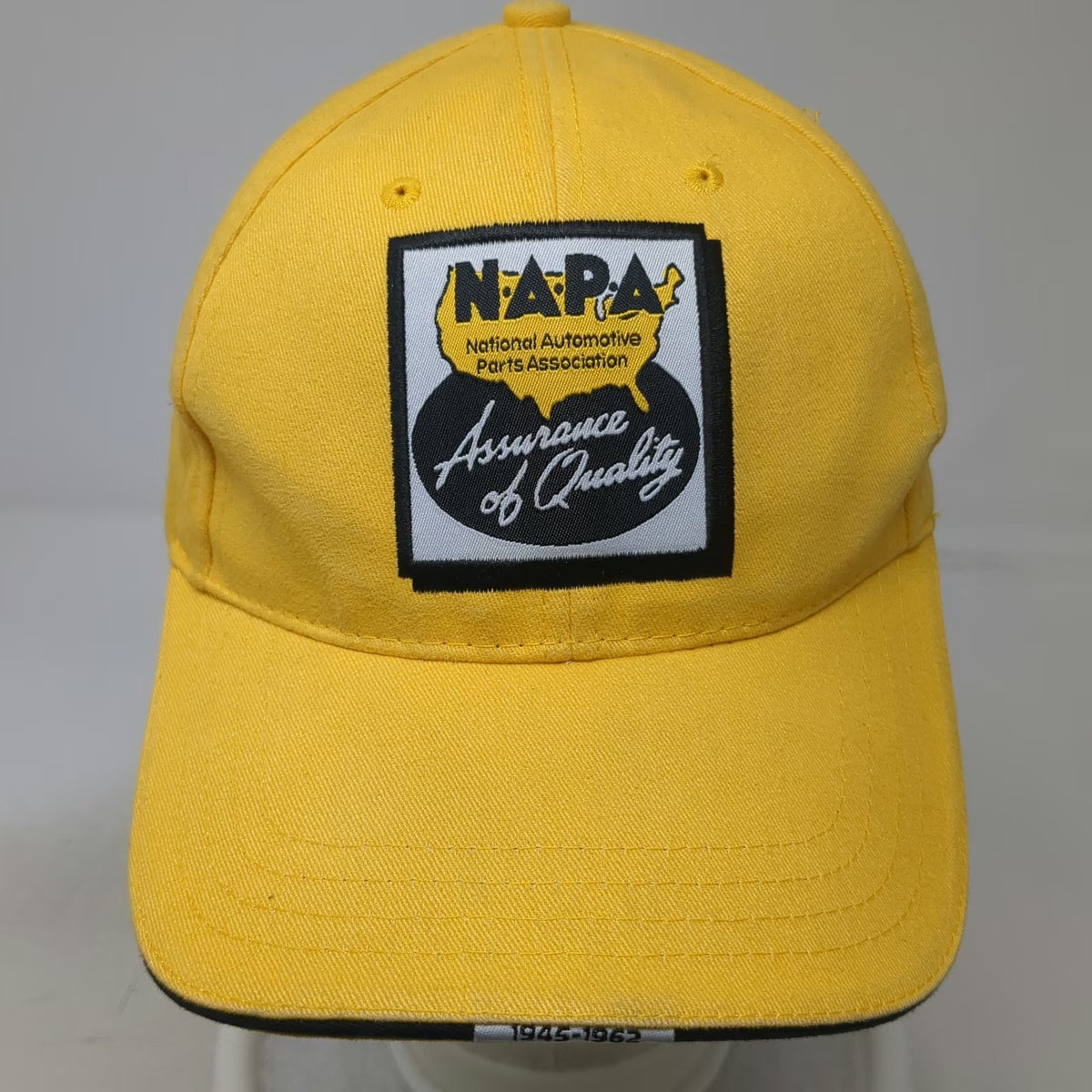 NAPA Automotive Assurance of Quality Baseball Cap Yellow One Size Slideback Hat