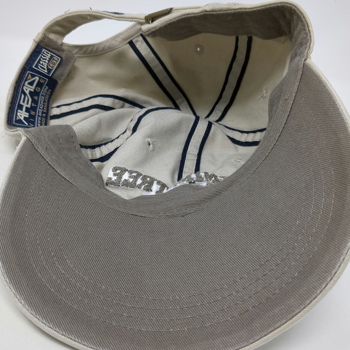 Ahead Burning Tree Est. 1962 Beige One Size Baseball Cap Slideback Classic Hat