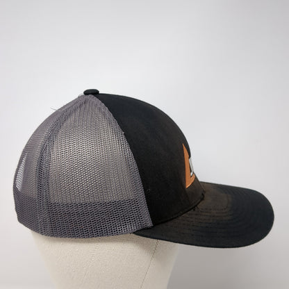 JMAC Resources Inc Snapback Trucker Hat Black One Size Mesh Pacific Headwear