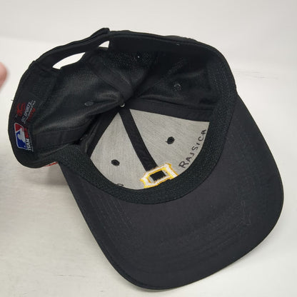 Pittsburgh Pirates MLB OC Sports Baseball Cap Black Yellow One Size OSFM Mesh