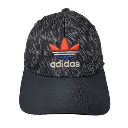 Adidas Trefoil Snapback Hat Multi OSFA Embroidered Adjustable 6 Panel