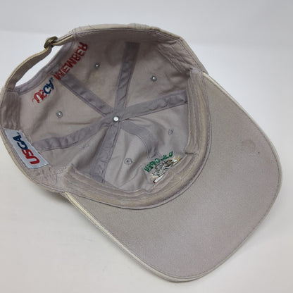 U.S. Open 2016 Oakmont Slideback Hat Tan One Size Adjustable USGA