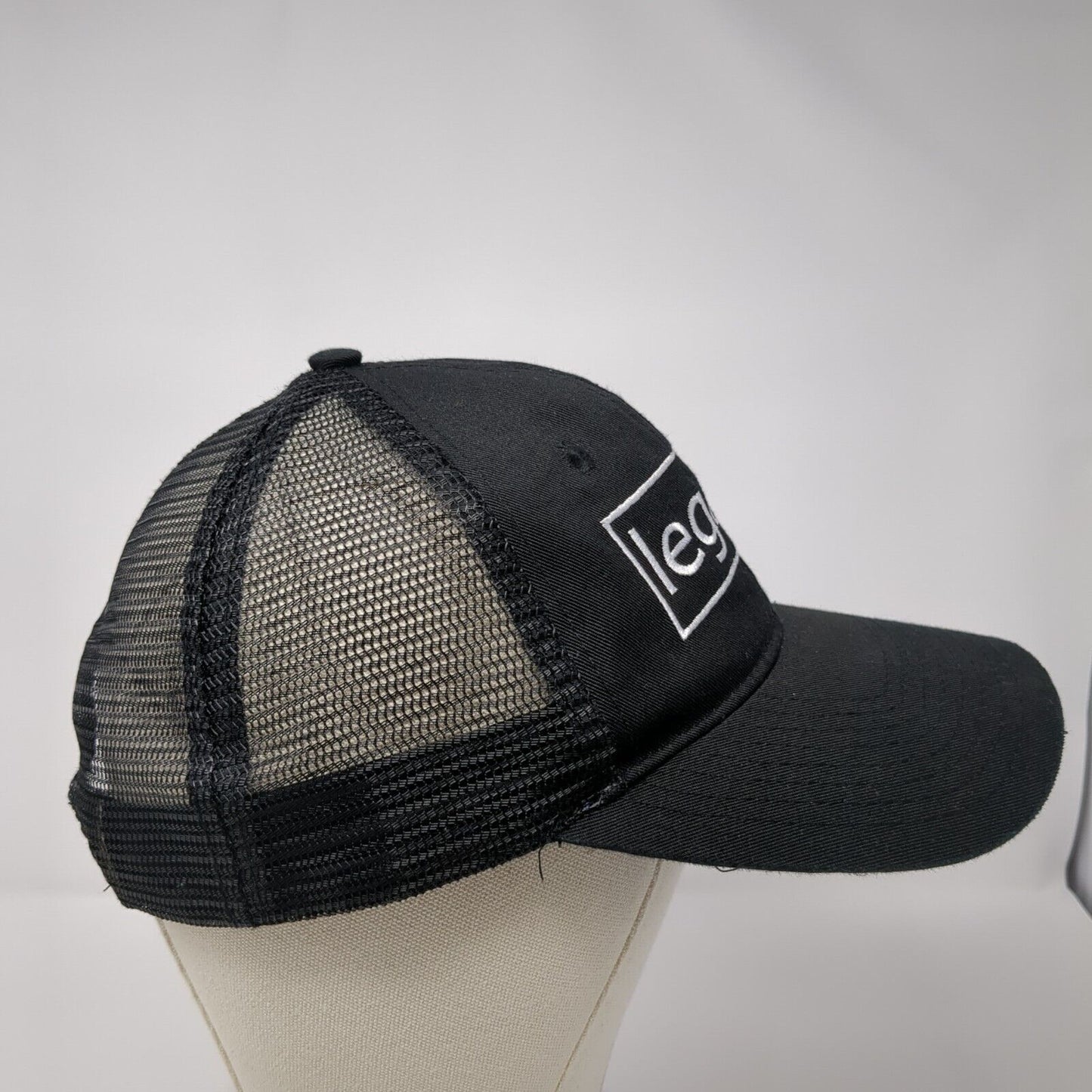 Legacy Church Snapback Mesh Back Trucker Hat Black One Size Embroidered