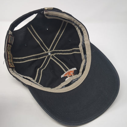 The Ocean Course Kiawah Slideback Hat Black One Size Classic Cut Ahead
