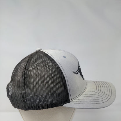 Bruneau Idaho Snapback Trucker Hat Gray One Size Adjustable Mesh Back Richardson