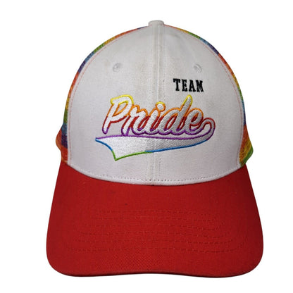Team Pride Snapback Trucker Hat Multicolor OS Adjustable Mesh Back Spencer's