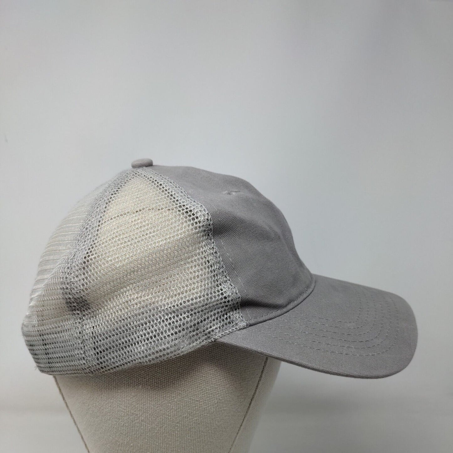 Lowe's 4Pros Snapback Mesh Back Trucker Hat Gray One Size Embroidered