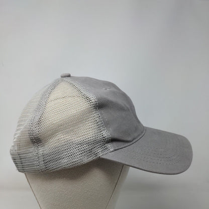 Lowe's 4Pros Snapback Mesh Back Trucker Hat Gray One Size Embroidered