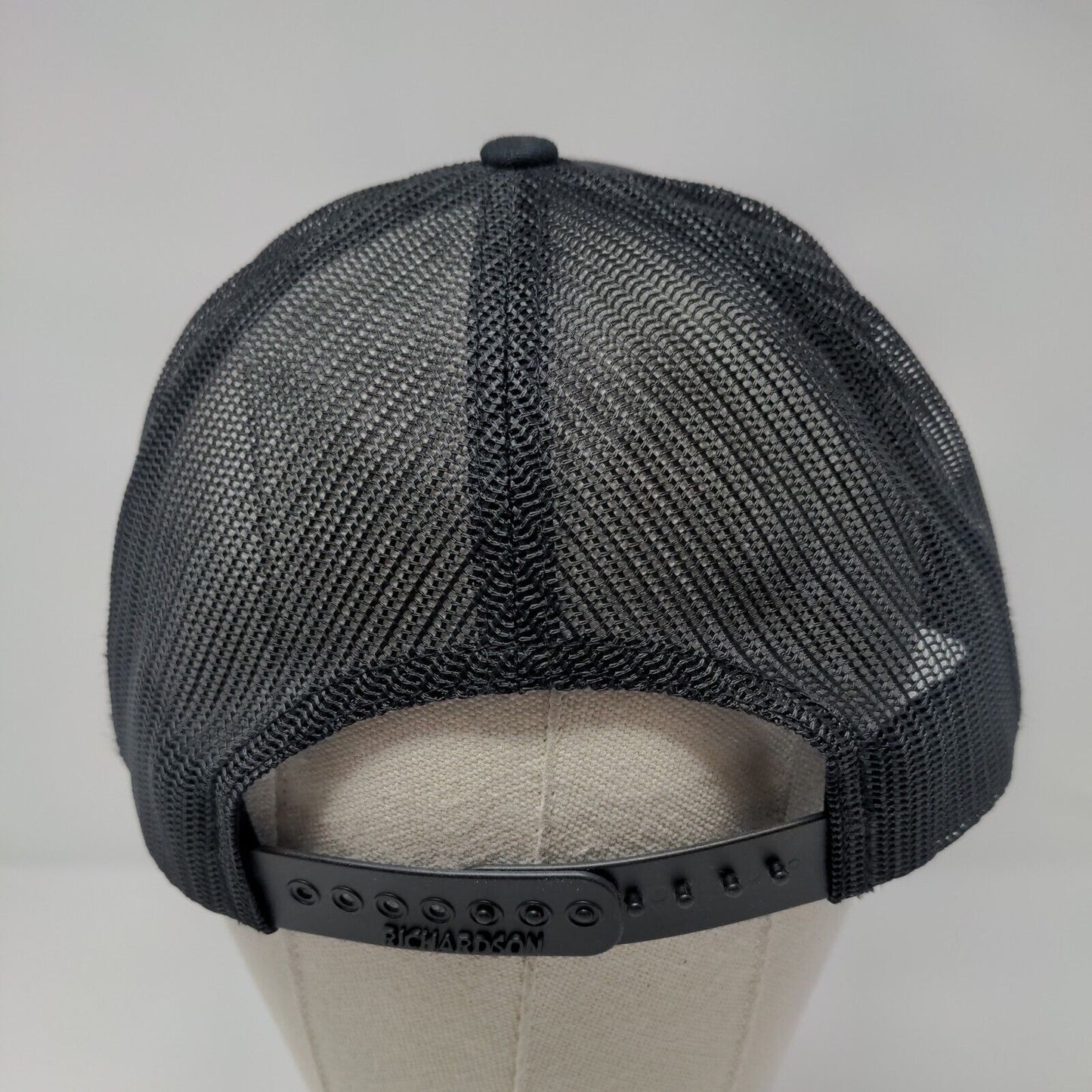 Summer Lawns Snapback Mesh Back Trucker Hat Black OSFA Richardson