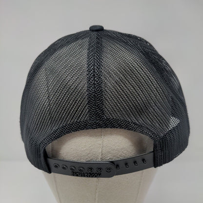 Summer Lawns Snapback Mesh Back Trucker Hat Black OSFA Richardson