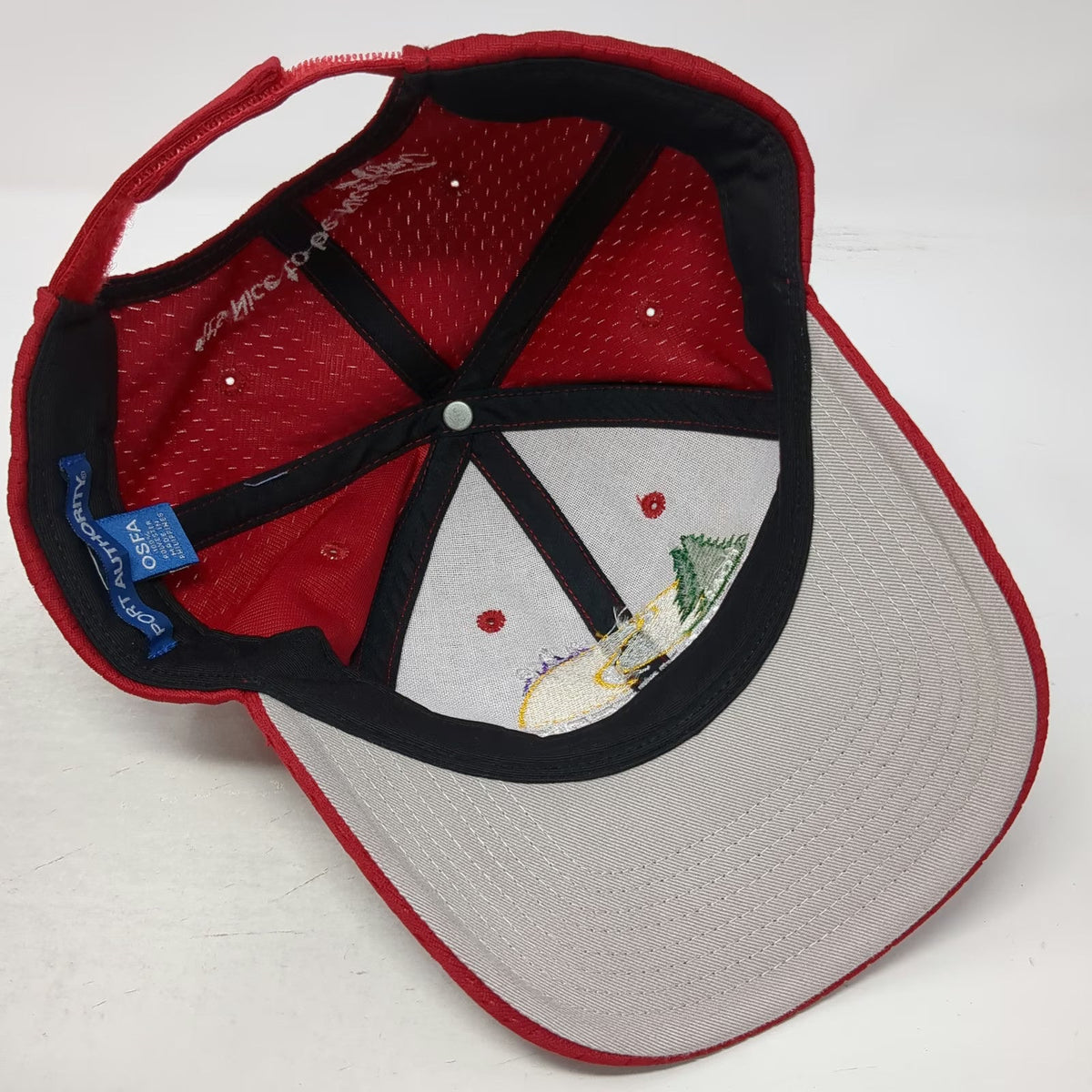 Port Authority Baseball Cap Red One Size Tom Schaeffers RV Superstore Mesh Hat
