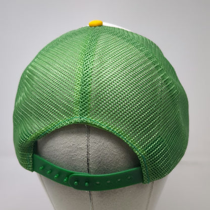 Sportcap Trucker Hat White Green Yellow L Camp Wilson Frontier Days Mesh Print