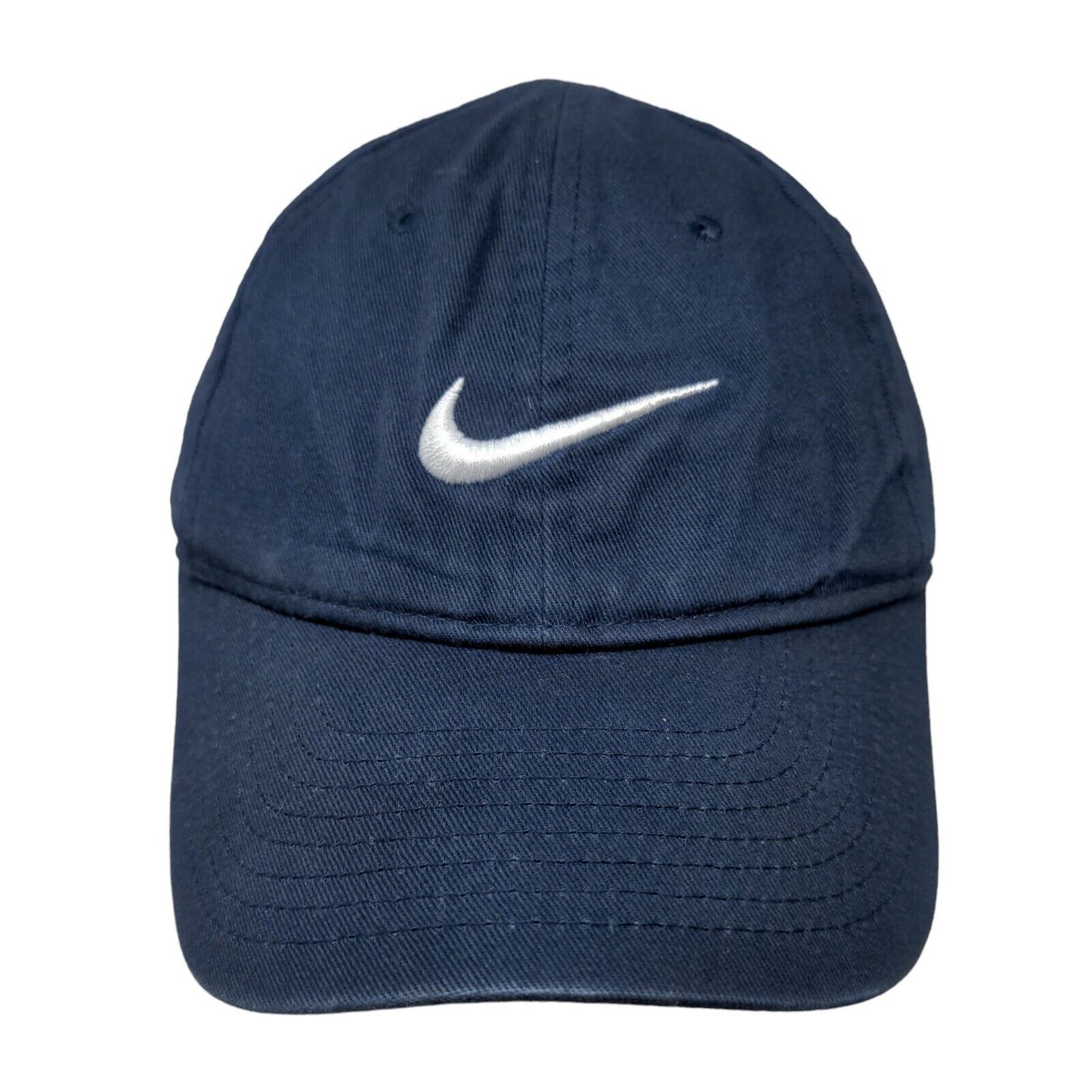 Nike Boy's Strapback Hat Blue Size 4-7 Embroidered Swoosh Logo