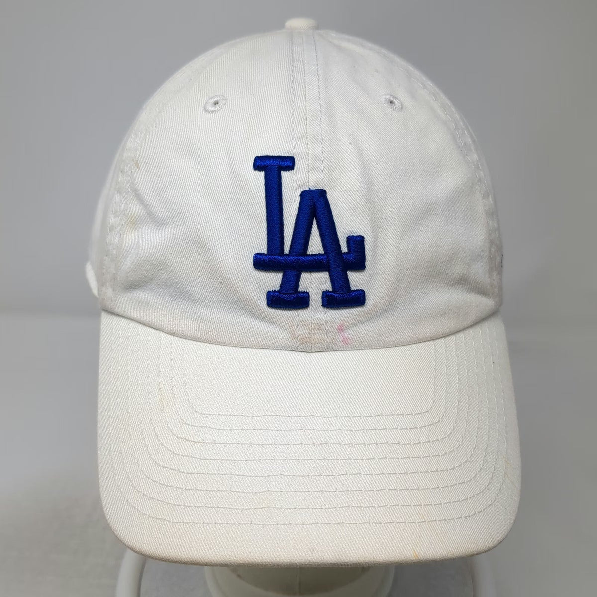 Los Angeles Dodgers MLB '47 Baseball Cap White One Size Blue Logo Curved Brim