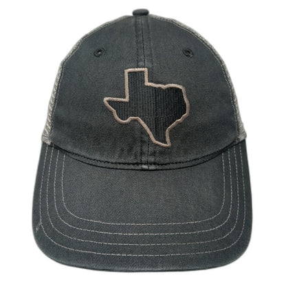 Richardson Trucker Hat Black L Texas State Mesh Snapback Embroidered 111 Cap