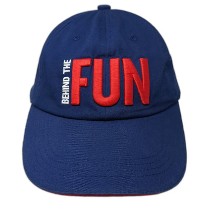 Carnival Baseball Cap Blue Red White One Size Adventures Fun Strapback Hat