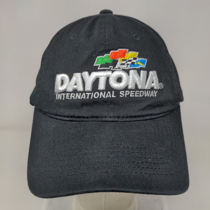 Daytona International Speedway Strapback Hat Black OSFM Nascar