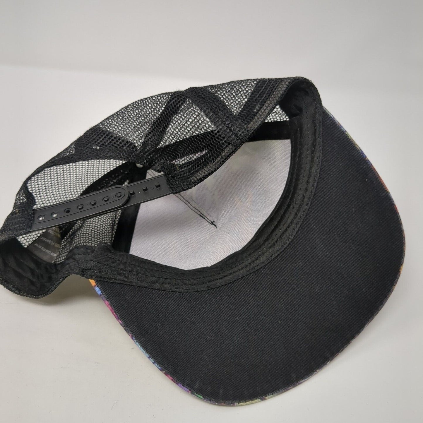 Graffiti Snapback Trucker Hat Multicolor One Size Adjustable Mesh Back Polyester