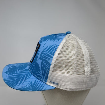 Jug Mountain Ranch Snapback Trucker Hat Blue One Size Mesh Back Pukka