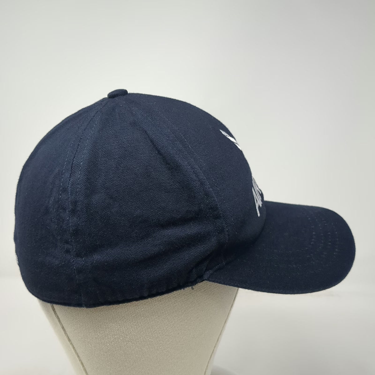 Air National Guard Blue Baseball Cap One Size Fitted Made in USA GoANG Logo Hat