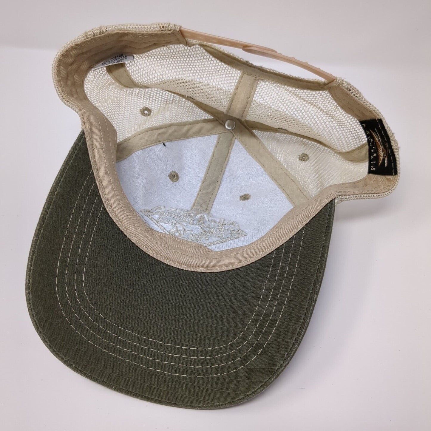 Alaska The Last Frontier Snapback Trucker Hat Green Small W/Tags