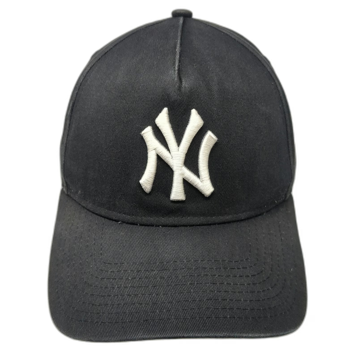 New Era MLB New York Yankees 5 Panel Hat Black One Size Snapback Curved NY Logo