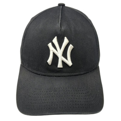 New Era MLB New York Yankees 5 Panel Hat Black One Size Snapback Curved NY Logo