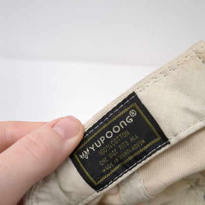 Haneke Naturally Watering Can Strapback Hat Tan One Size 6 Panel Yupoong